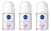 NIVEA Women Extra Brightening Roll-On bottle shows portable 25ml size for all-day freshness