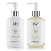 Niven Morgan Green Tea & Peony hand soap bottle for a spa-like daily cleansing ritual.