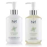 Niven Morgan Lavender & Mint soap for gentle cleansing with aloe vera.