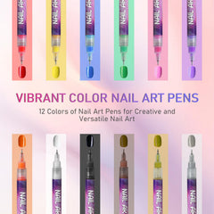 NivLop precision 0.5mm nail art tip enables crisp lines and dots for detailed art
