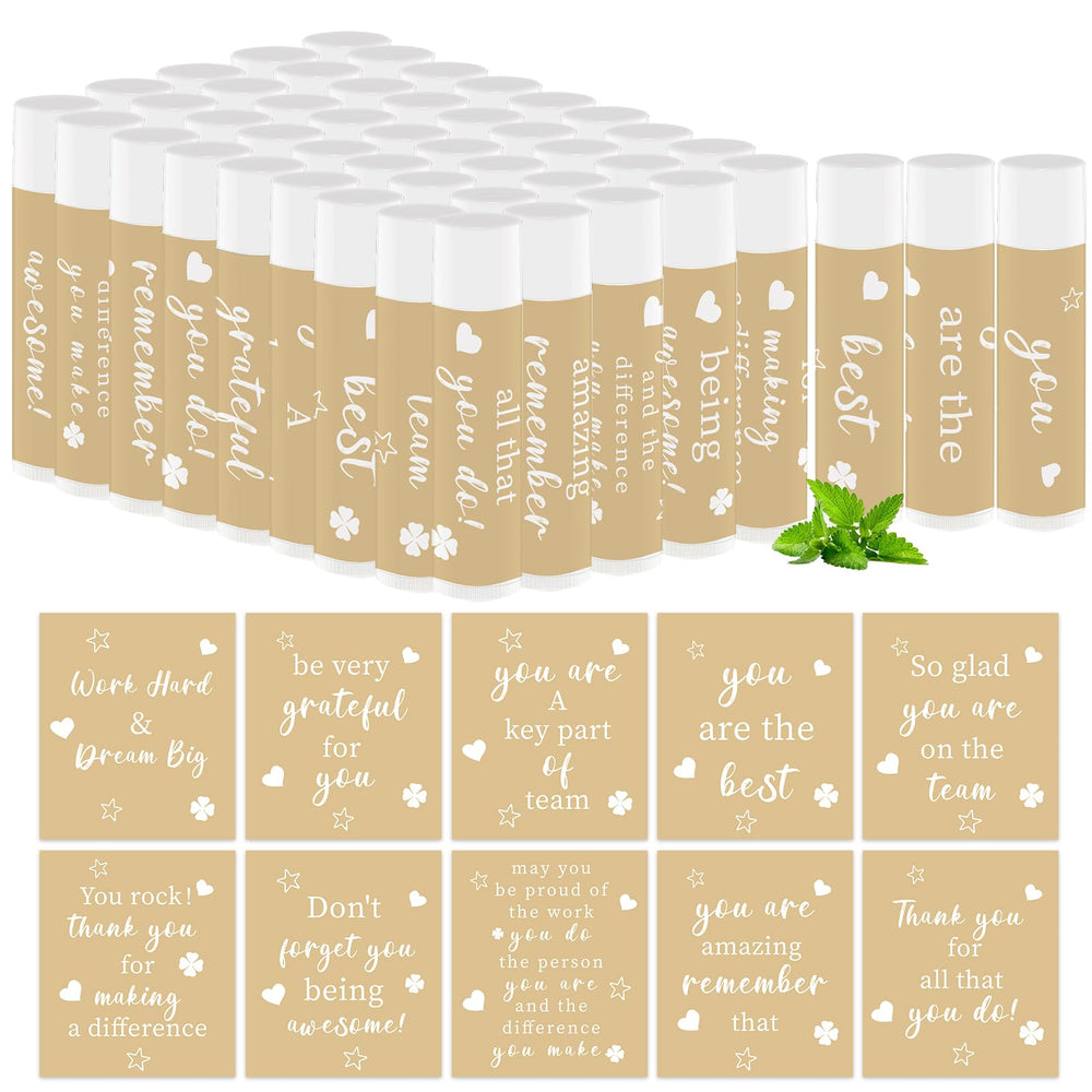 Nlicrst 50-pack lip balms shown for convenient on-the-go lip care