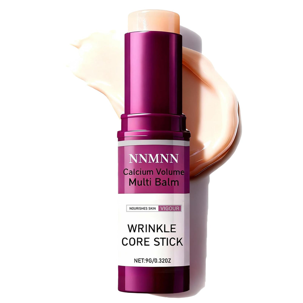 nnmnn Calcium Volume Multi Balm Stick on the face provides lasting hydration and a smooth finish