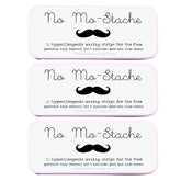 No Mo-Stache lip wax strip pack for quick home use.