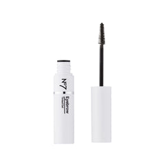No7 Beautiful Eyebrows Gel wand close-up highlights curved applicator for precise application.