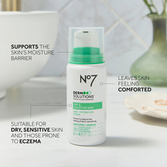 No7 Derm Solutions moisturizer applied in morning routine for lasting comfort