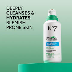 Foaming wash lather from No7 Daily Detox demonstrating gentle cleansing action
