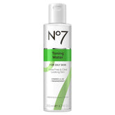 No7 Facial Toner Water bottle close-up showing pore-minimizing hydration