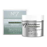 No7 Future Renew cream tube shown for daily anti aging care.