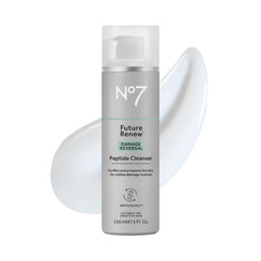No7 Future Renew cleanser bottle front for gentle daily cleansing.