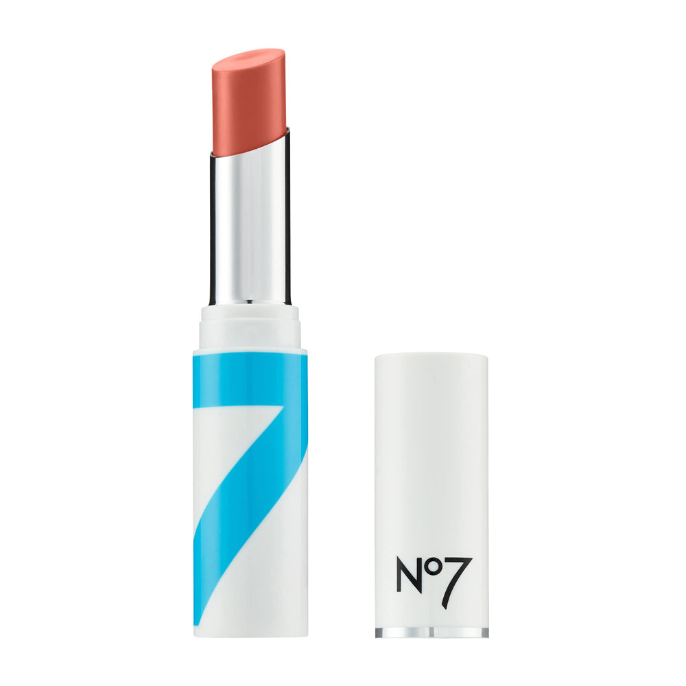 No7 HydraLuminous Lip Balm Nude product shot with sheer color and hydration.