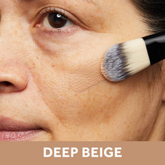 No7 Lift & Luminate hand-swatch shows easy application and subtle coverage.