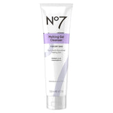 No7 Melting Gel Cleanser bottle pours away makeup while hydrating the skin.