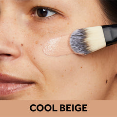 No7 foundation pump close-up for precise, controlled application and hydration.