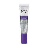 No7 Pure Retinol Eye Cream applied around the eye area for hydration.