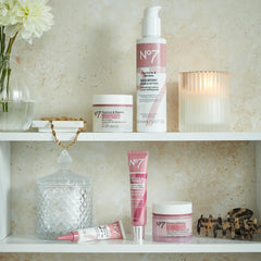 No7 Restore & Renew night cream with hyaluronic acid for overnight hydration.