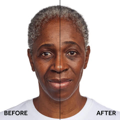 No7 Restore & Renew swirls on skin illustrate smooth blending and glow.