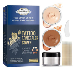 NOBA Tattoo Cover Up Waterproof bottle shown for long wear and natural finish