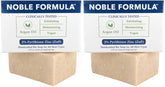 Noble Formula zinc bar soap packaging, clean design for all skin types.