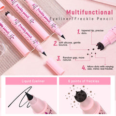 Noerrors 2-in-1 freckle and liner toolkit keeps makeup quick and seamless on the go