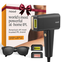 Nood Flasher Pro hair removal lens for targeted, near-permanent-looking results.