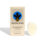 Nopalera Moisturize + Shine bar packaging highlighting vegan formula for hair care