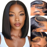 Nopxam Bob Wig 12-inch lace front blends seamlessly for a natural look.