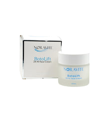 Noravite Botolift cream tube close-up for daily firming and hydration