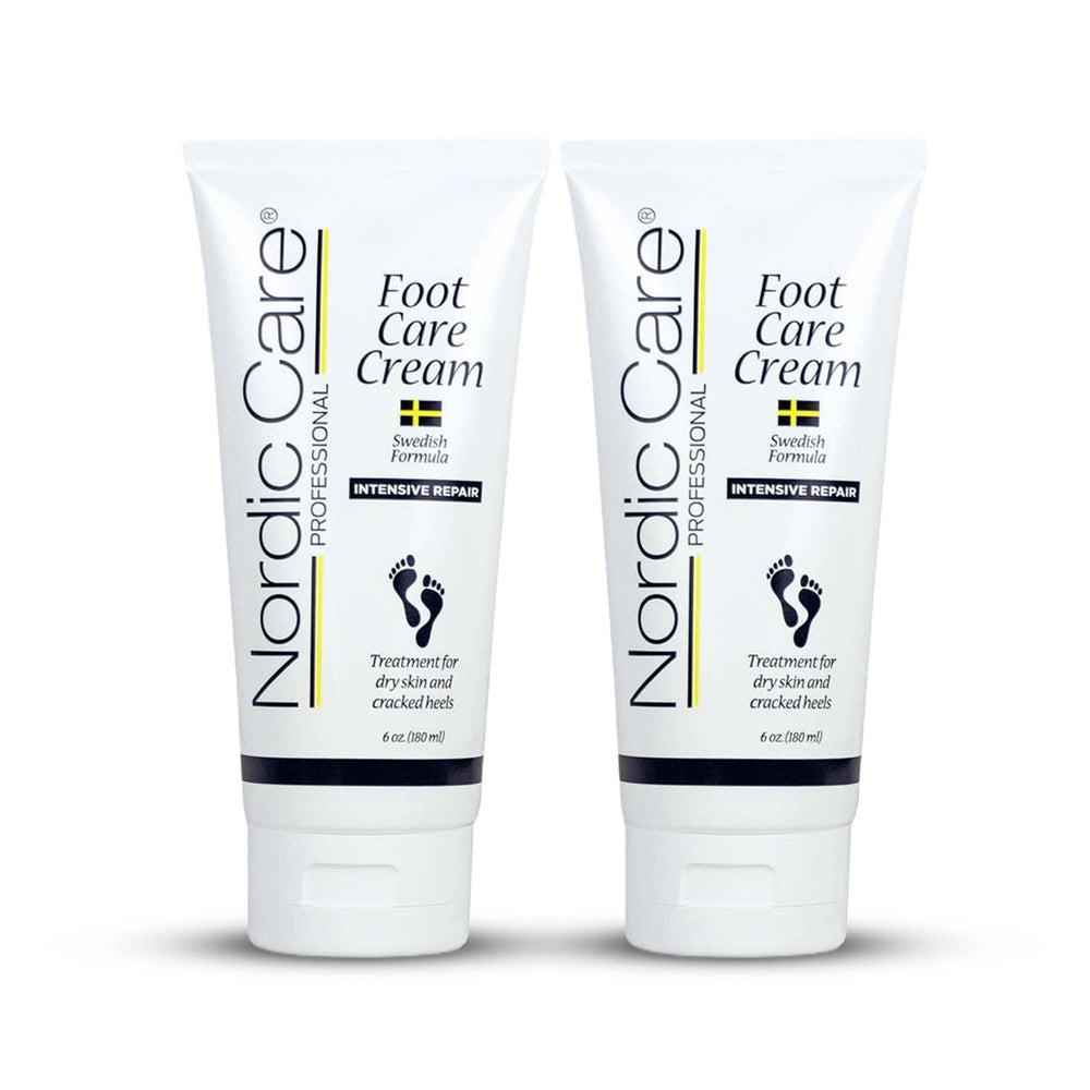 Nordic Care Foot Care Cream pack of 2 tubes for easy at-home care