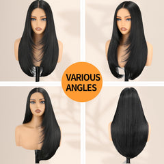 NOSTALGIA salon-chic layered wig for natural volume and movement.