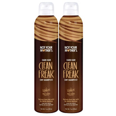 Not Your Mother's Clean Freak bottle-pour demonstrates quick oil absorption for busy mornings.