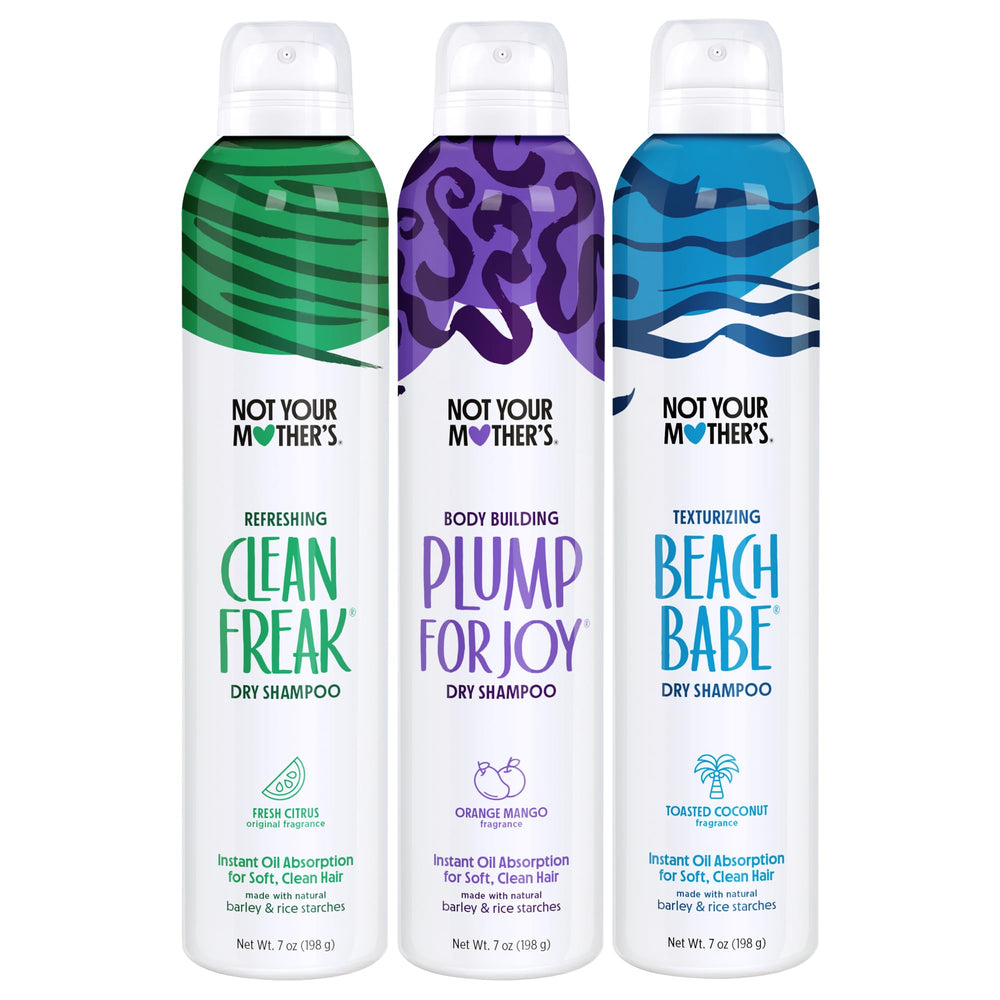 Not Your Mother's Clean Freak dry shampoo front bottle boosts refresh between washes
