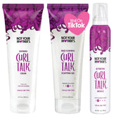 Not Your Mother's Curl Talk Defining Cream in action for defined, frizz-controlled curls.