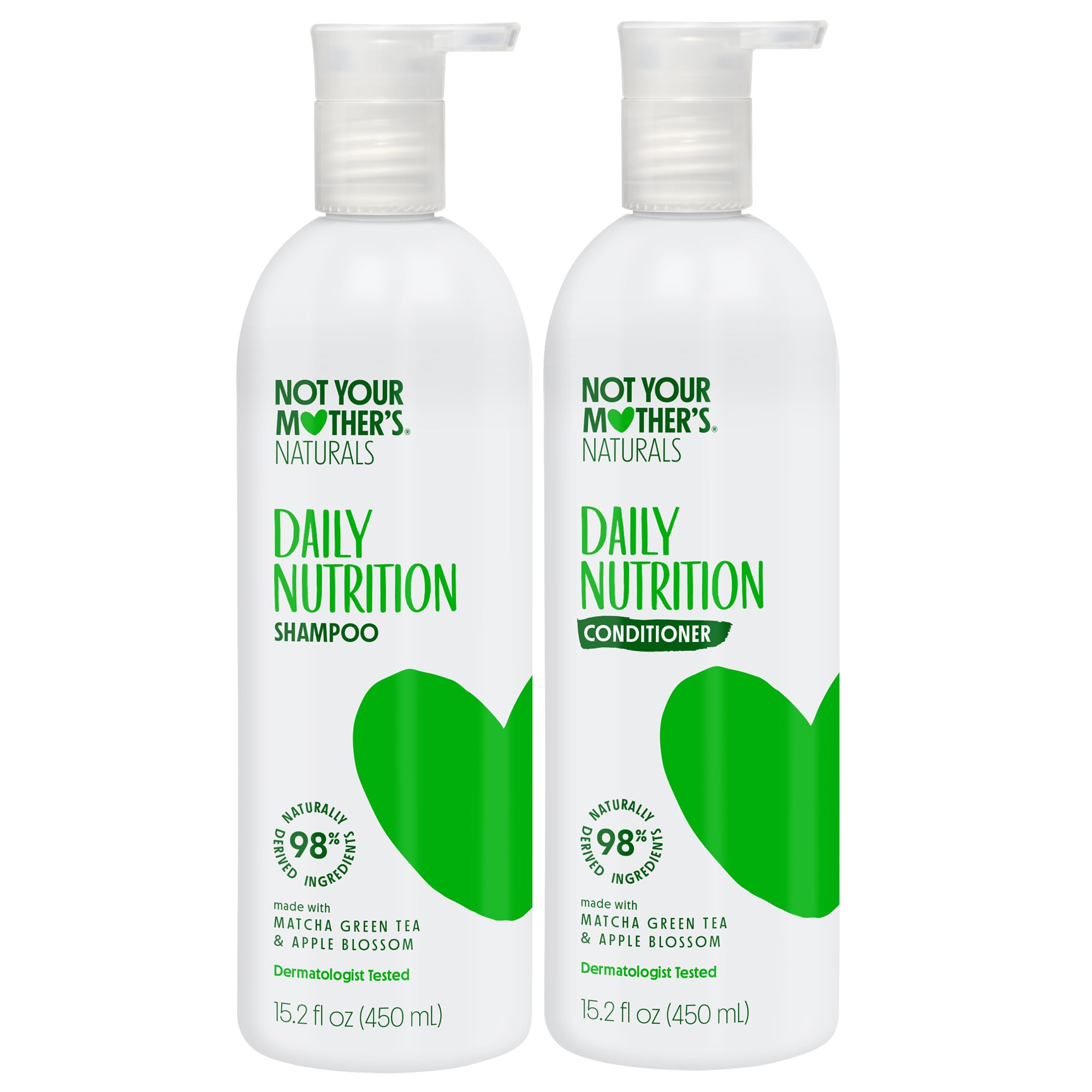 Not Your Mother's front packaging showing the shampoo and conditioner duo and clean benefits