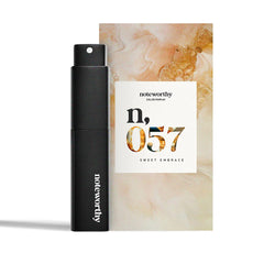 Noteworthy n,057 bottle with vanilla-passionfruit for a lush daytime scent.
