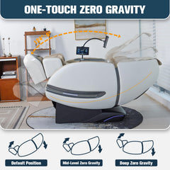 Notired massage chair waist and calf heating adds comforting warmth during sessions.