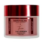 Notpolish dip powder demonstrates a smooth-application texture for easy home manicures.