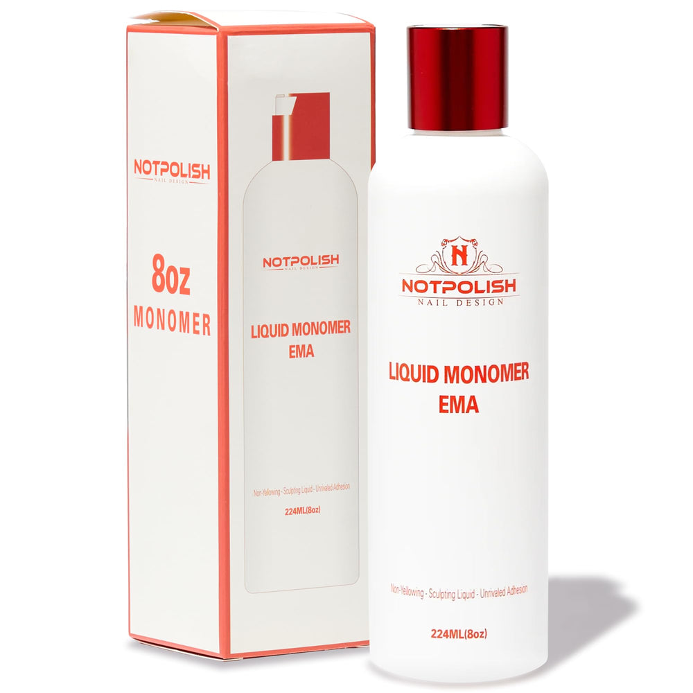 Notpolish Liquid Monomer bottle front view for professional acrylic nail work