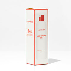 Notpolish Liquid Monomer label emphasizes USA-made quality and safety standards