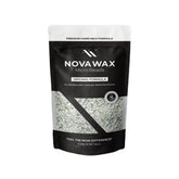 Nova Wax 500g packaging showing premium hard wax beads for home use and training