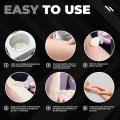 Nova Wax fragrance-free formula designed for fragrance-sensitive sessions