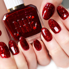 NovaCharm chunky glitter detail with high reflectivity under bright light.