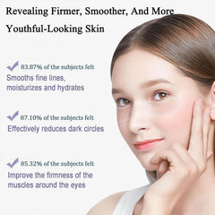 NOVALIFT Kunnozz patches applied under eye for soothing hydration and cooling relief.