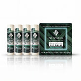 Novana Naturals peppermint lip balm tube offers a smooth, non-waxy glide.