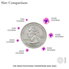 Novani F-Rose rhinestones 4.6-4.8mm add shimmer to dancewear