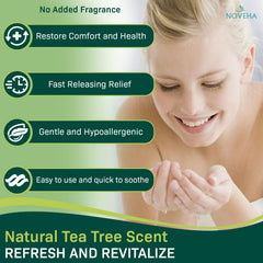 NOVEHA Cucumber extract soothing the skin around the eyes.