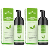 NOVEHA Tea Tree Foaming Cleanser eyelid cleansing for daily comfort and freshness.