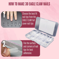 NOVO OVO 3D Eagle Claw design application enables quick sculpted looks.