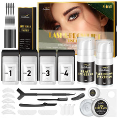 Novobey upgraded lash lift kit packaging shows all-in-one system for home or salon use