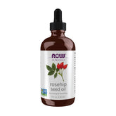 NOW Foods Rose Hip Seed Oil bottle for nourishing facial care