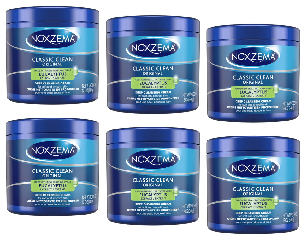 Noxzema Classic Clean jar close-up showing creamy texture for daily cleansing